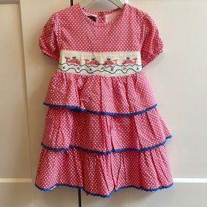 Lil Cactus Smocked Whale Dress 💗🐳💗